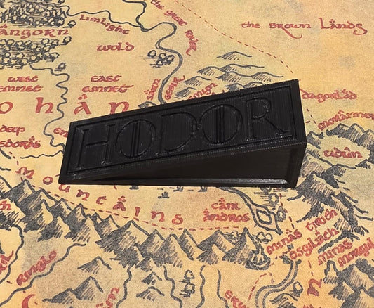 "HODOR" 3D-Printed Door Stop – Hold the Door in Style!